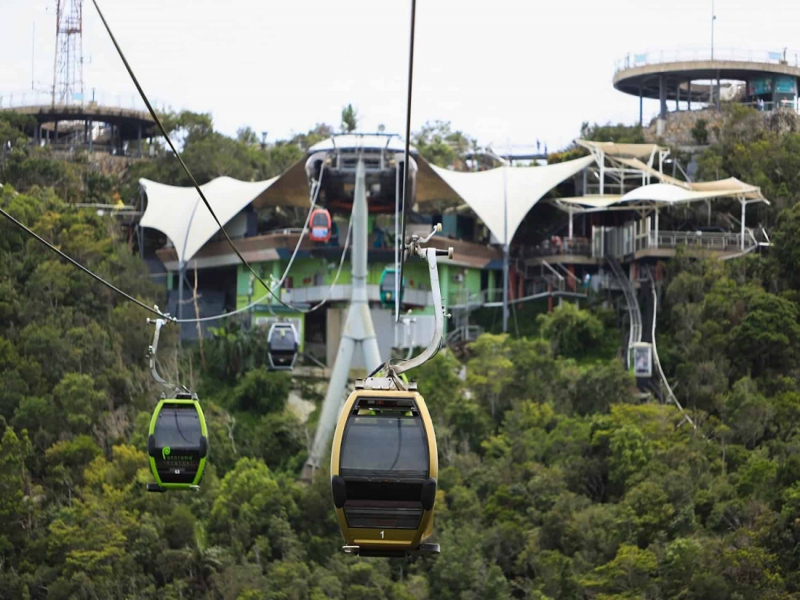 Langkawi Skycab Cable car front view