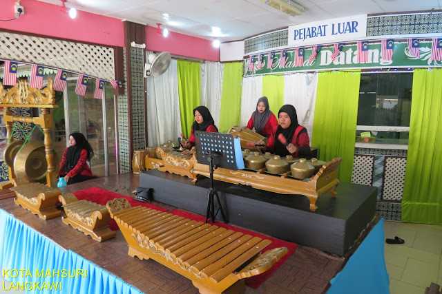 Gamelan traditional Malay music at Makam Mahsuri Langkawi